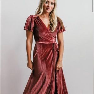 Baltic Born Bridesmaid Dress Dark Rose